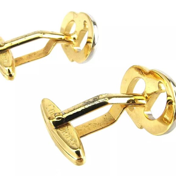 Dior cuff CD mark Gold & Silver hardware Authentic Used T19816 - Picture 5 of 7